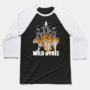 Wild and free. Tigers Baseball T-Shirt